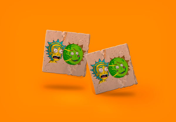 Sticker Rick and Morty